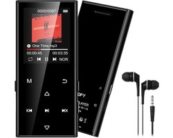 Mp3 speler spotify - Zwart - 128 GB - Met Bluetooth 5.3 en Touchscreen - Voor Kinderen