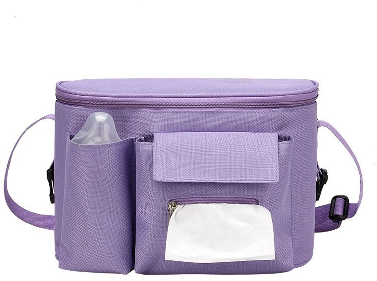 LISM-Opbergtas voor kinderwagen, universele organizer tas voor kinderwagen, opbergtas voor kinderwagen, luiertas voor kinderwagen, grote capaciteit