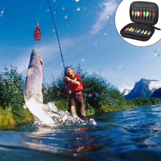 Kunstaas 170 Stuks - Visaas met Doos - Spinning-Aas - Vis Aasjes - Metaal - Hoge Kwaliteit — afbeelding 3