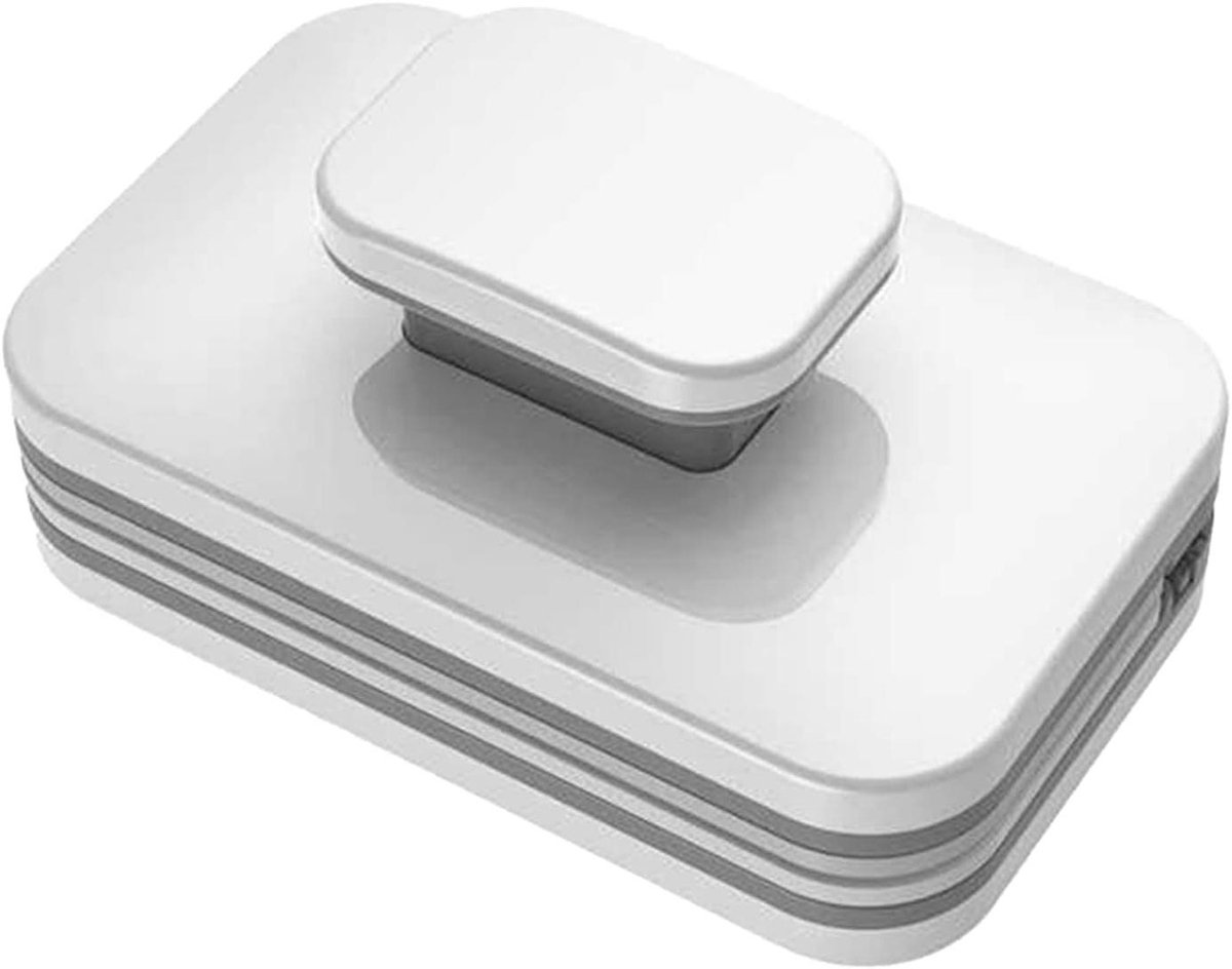 Magnetische Raamreiniger - Dubbelzijdige Glaswisser - Ramen Schoonmaken - Sterke Magnetische Kracht - 3-10 mm Glasdikte - Grijs