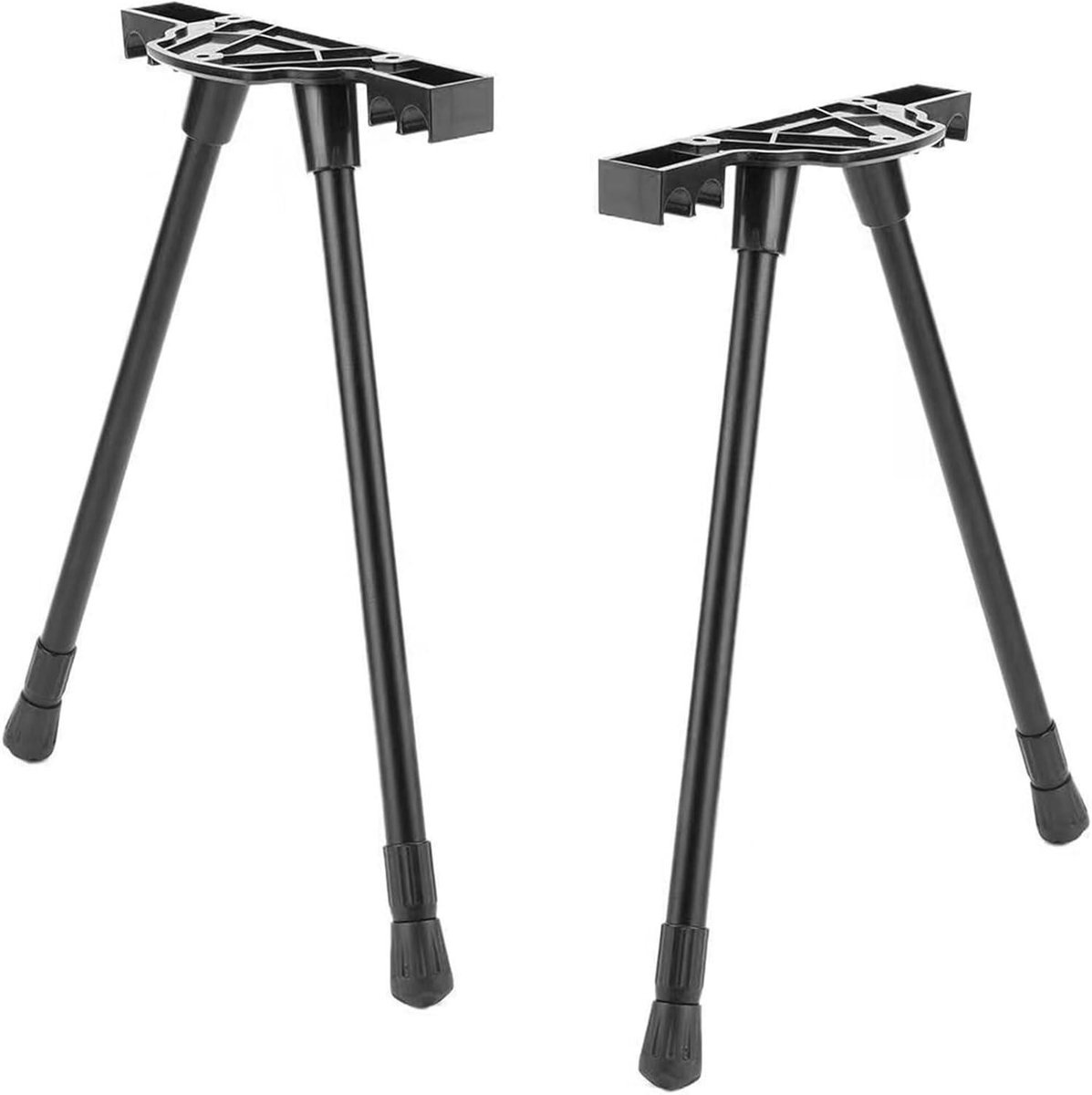 Tafelpoten - Verstelbare Poten - Diverse Toepassingen - Inklapbaar Ontwerp - 36-59 cm Verstelbaar - Zwart