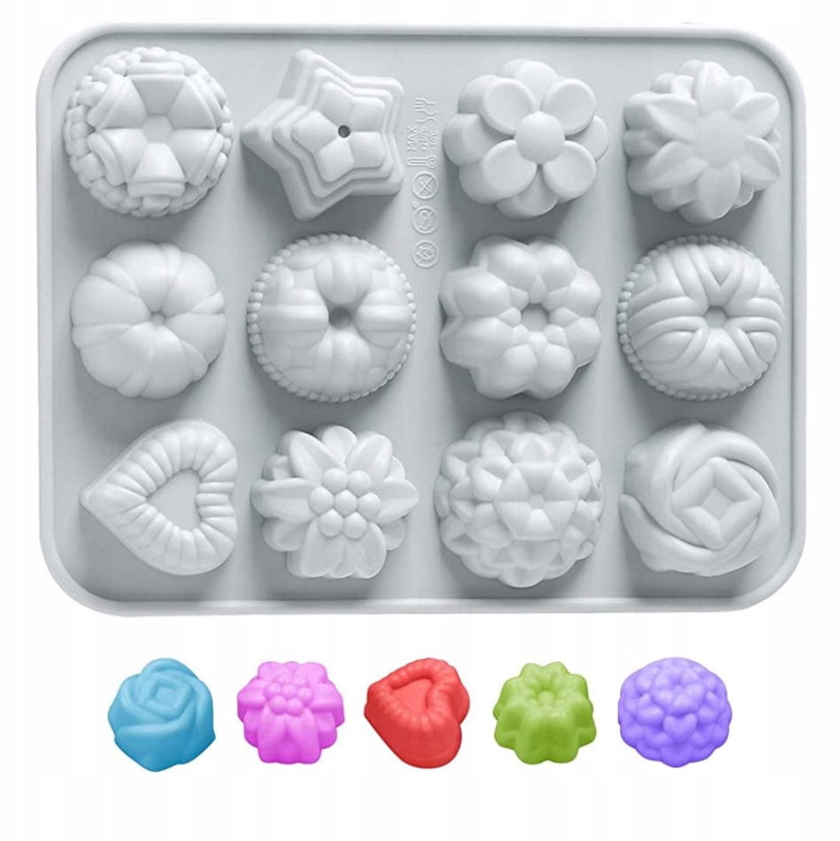 Siliconen Muffinvorm voor Cupcakes, Desserts & Monoportionen