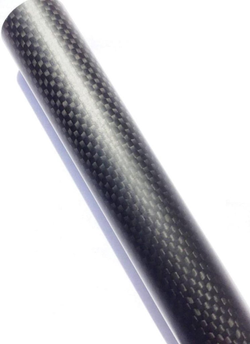 Carbon Zadelpen - Fietszadelpen MTB Racefiets - Fietsen Onderdelen - 3K Carbon Afwerking - 316/272mm x 400mm - Glans Mat