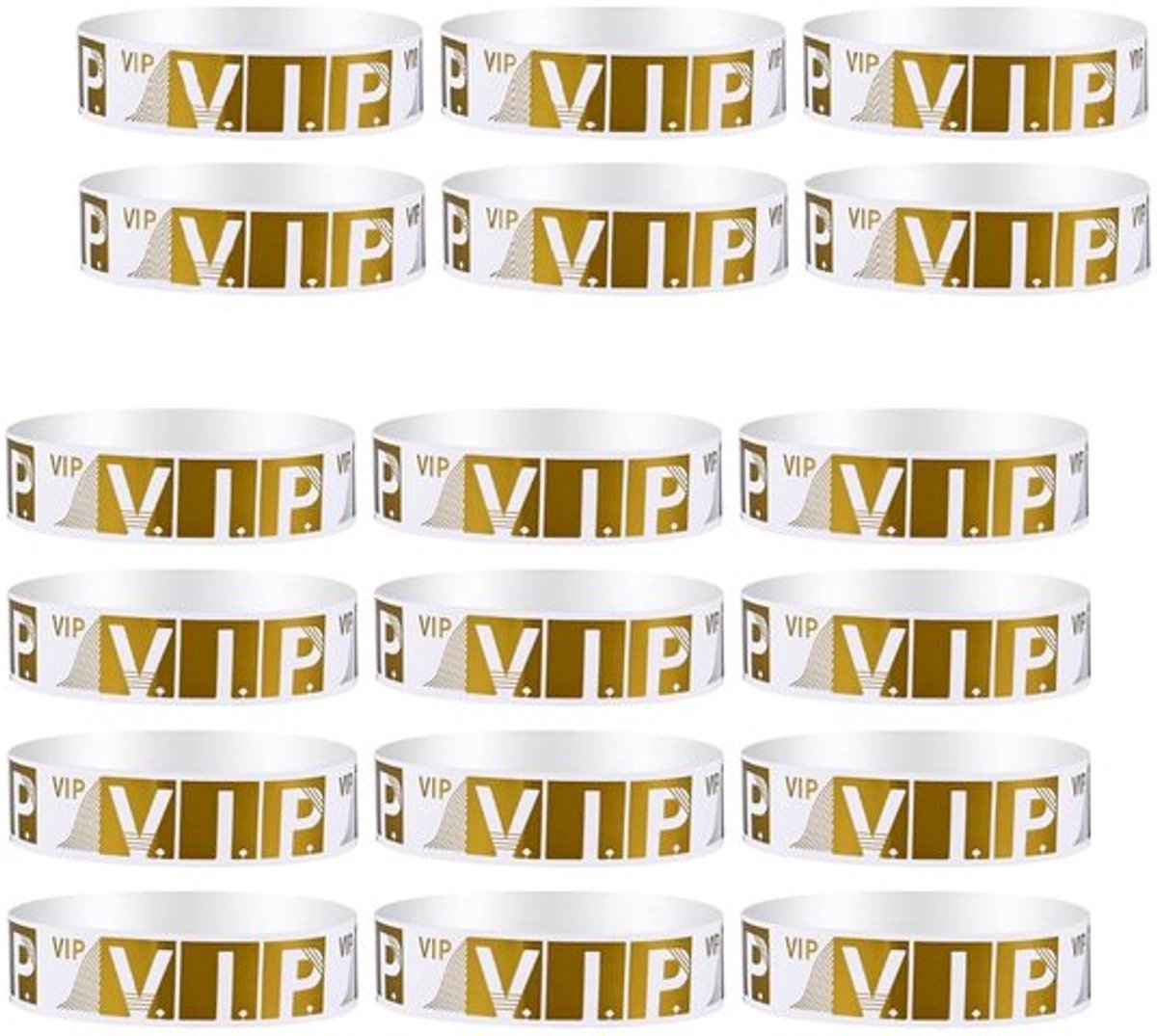 Polsbandjes 300 Stuks - Waterdichte Feestarmbanden - VIP-Polsbandjes - Papieren Armbanden - Lichtgewicht en Comfortabel - Duidelijke Patronen