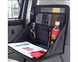 Auto Laptop Houder - Reis Organizer - Autorijden - Opvouwbaar Ontwerp - Niet gespecificeerd - Zwart