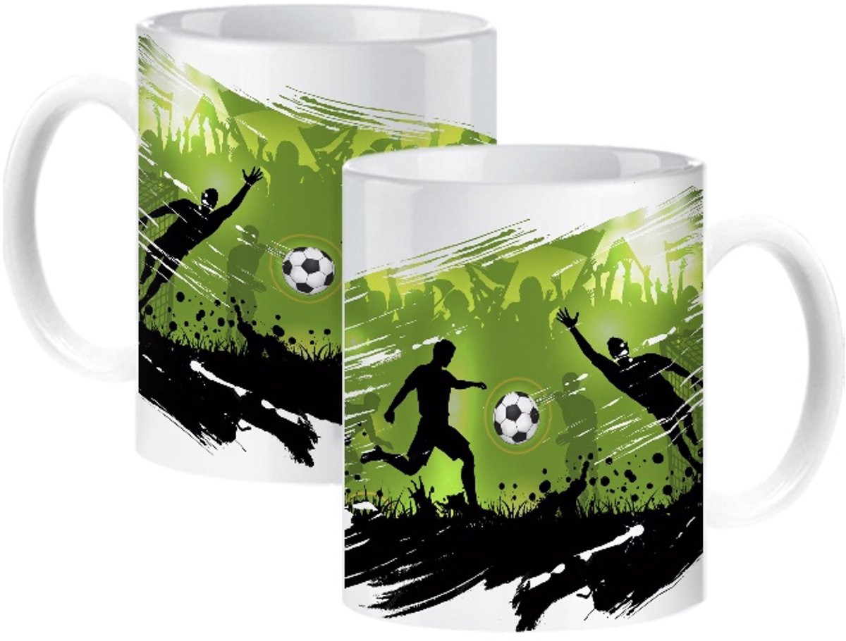 Keramische Mok 330 ml - Perfect cadeau voor voetbalfans