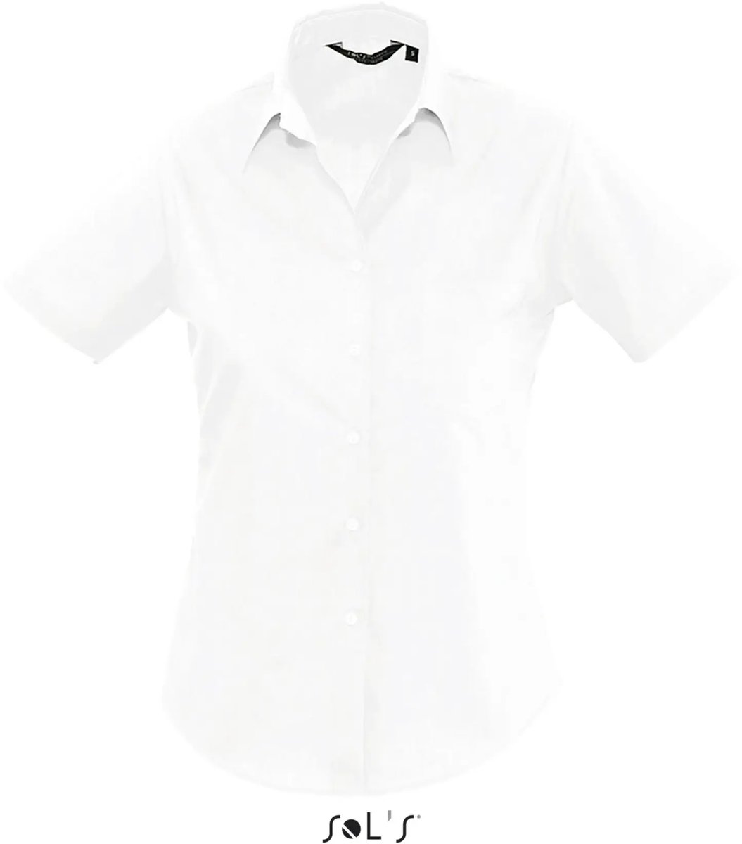 SOL'S Popeline-Blouse Escape Short Sleeve L620 - White - L