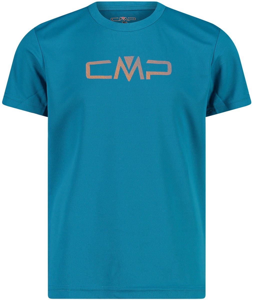 T-shirt met maxi-logo voor kinderen CMP Blauw