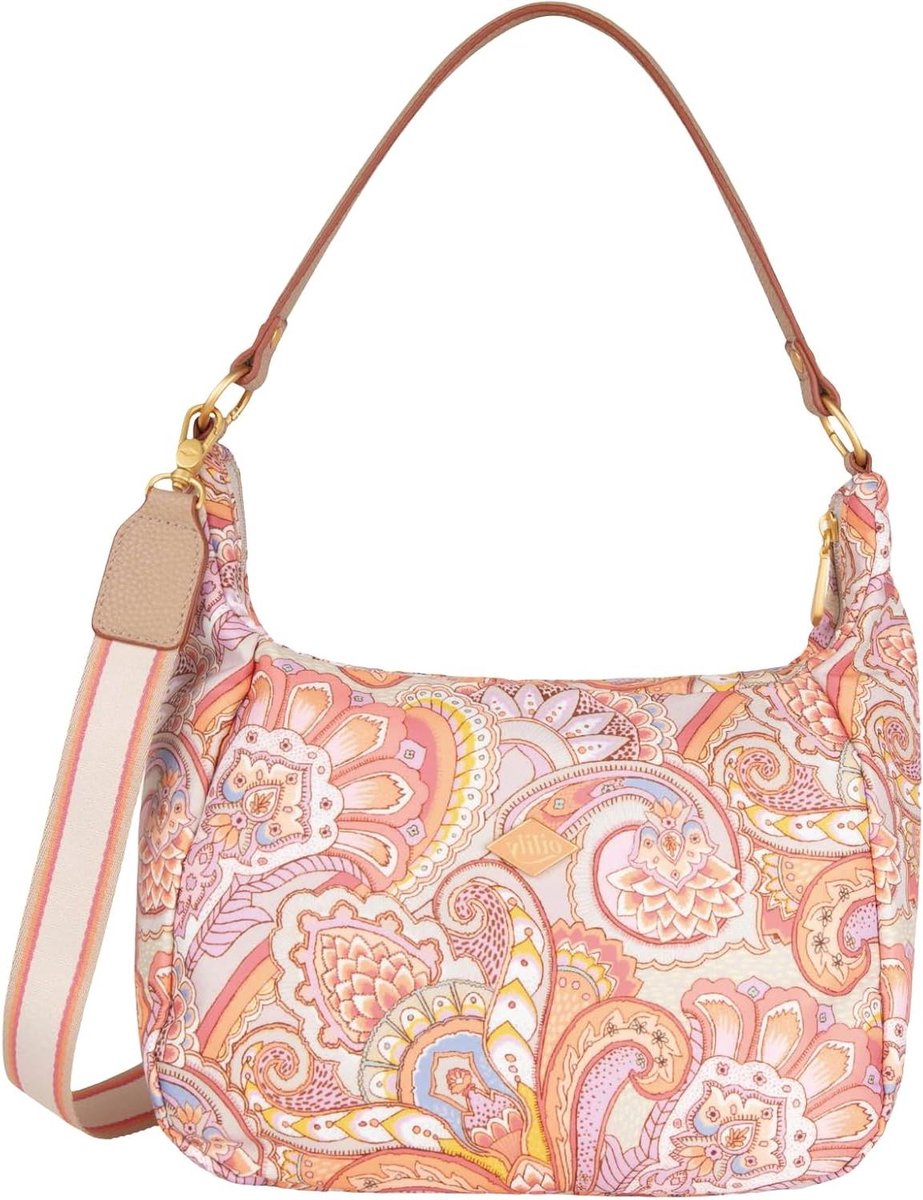 Schoudertas - Hobotas Damentas - Dagelijks Gebruik - Paisley Print - 26 x 19 x 10 cm - Multicolor