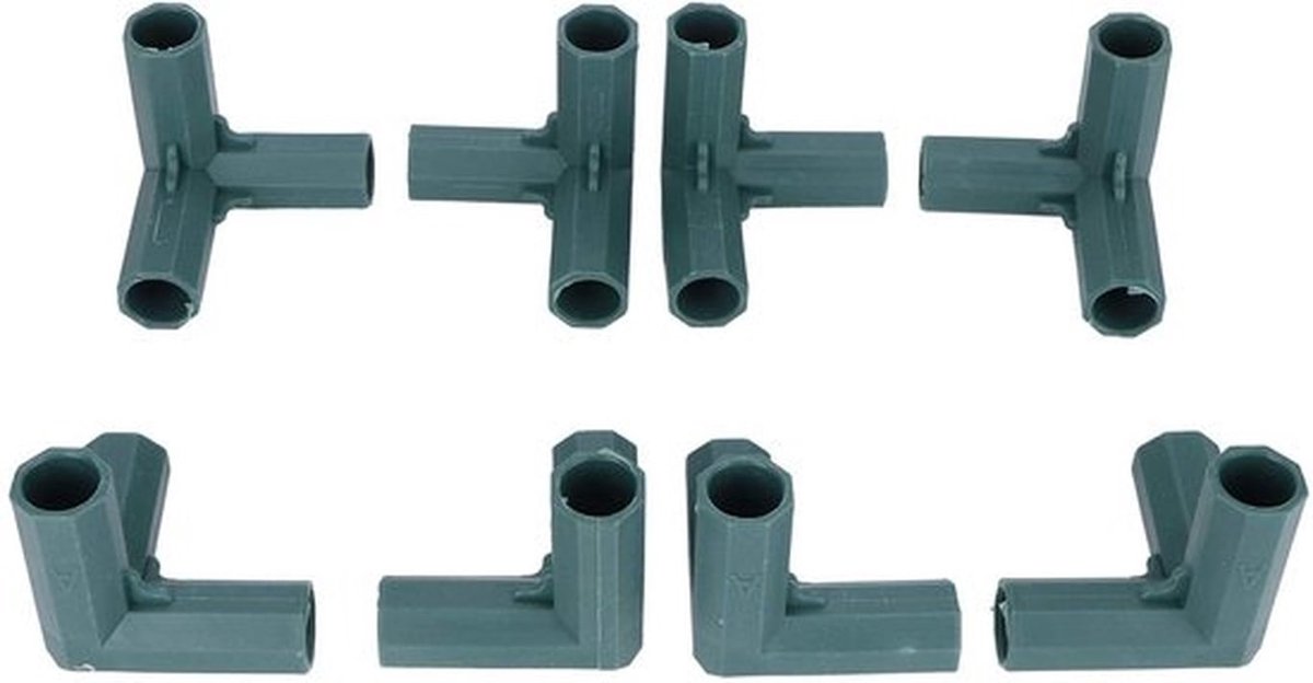 Connector 3-weg - Plantensteun - Plantaccessoire - Kunststof - Duurzaam - Hoog draagvermogen