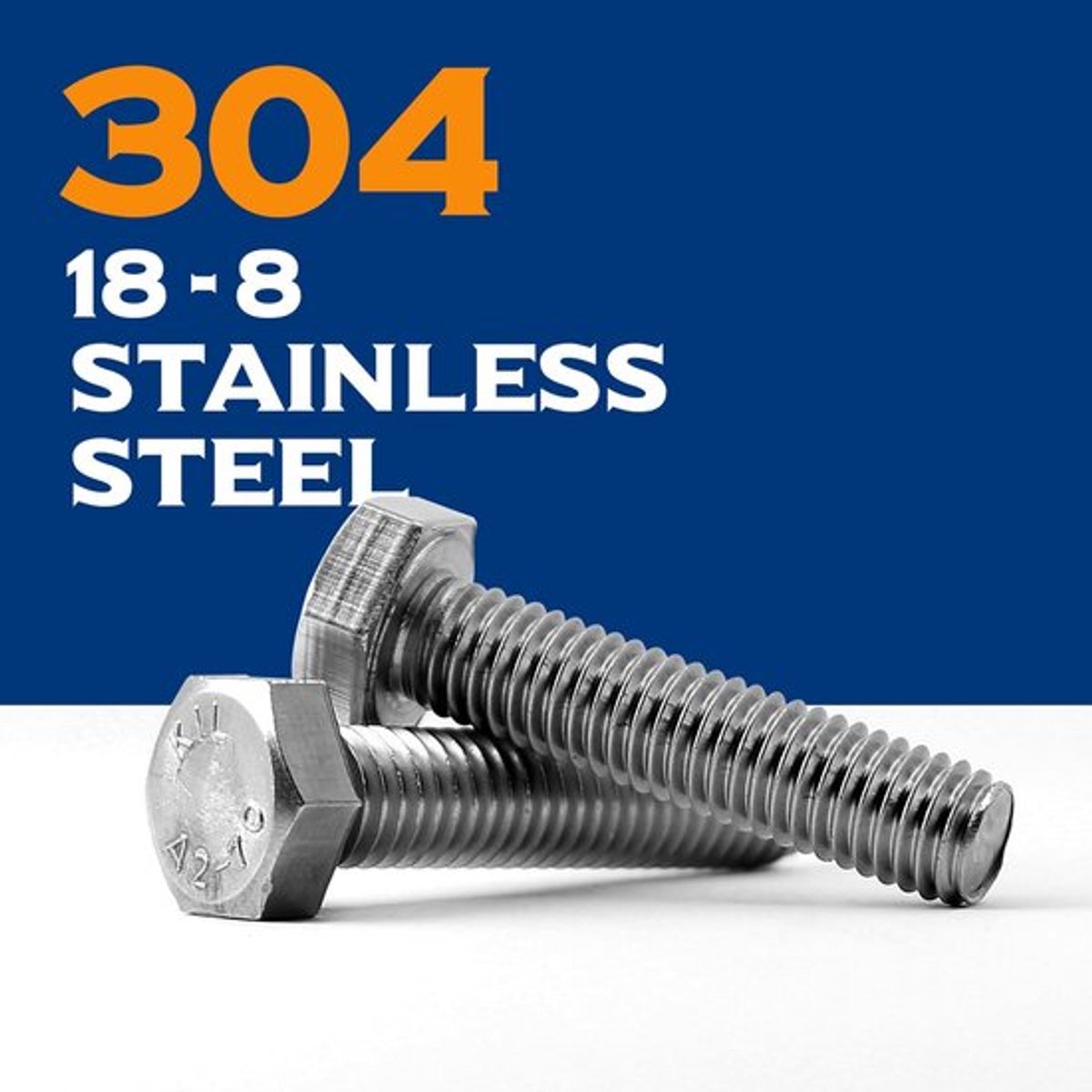 Zeskantschroeven M8x40mm - 304 Roestvrij Staal - Volledige Schroefdraad - 15 Stuks - Vochtbestendig - Corrosiebestendig - Praktische Opbergdoos - Bouten