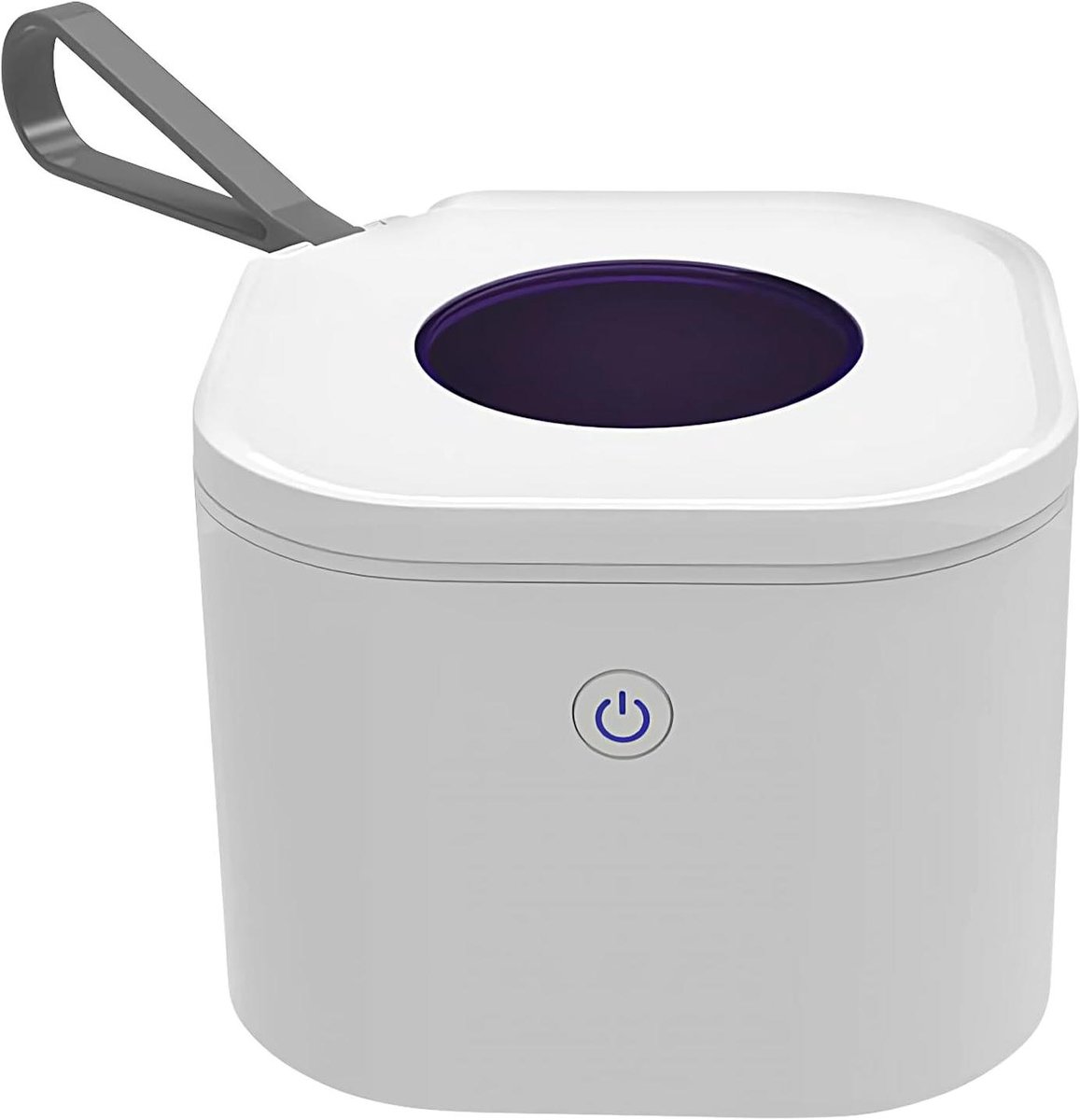 Retainer Reinigingsdoos - Mondkapje Houder - Hygiënisch Opbergen - 360° UV-Licht Reiniging - 11 x 11 x 831 cm - Wit