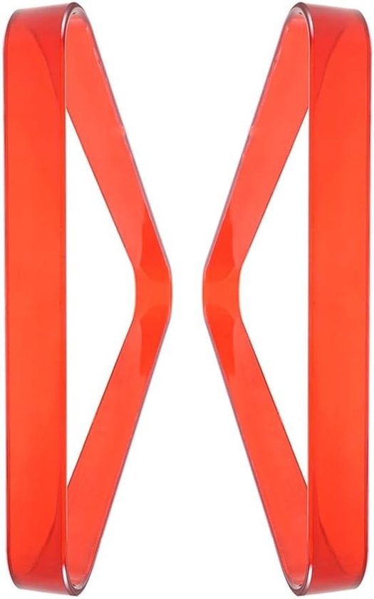 Driehoekige Rekken - Biljart Accessoires - Bal Positionering - Duurzaam PC Materiaal - 2 Stuks - Rood — afbeelding 5