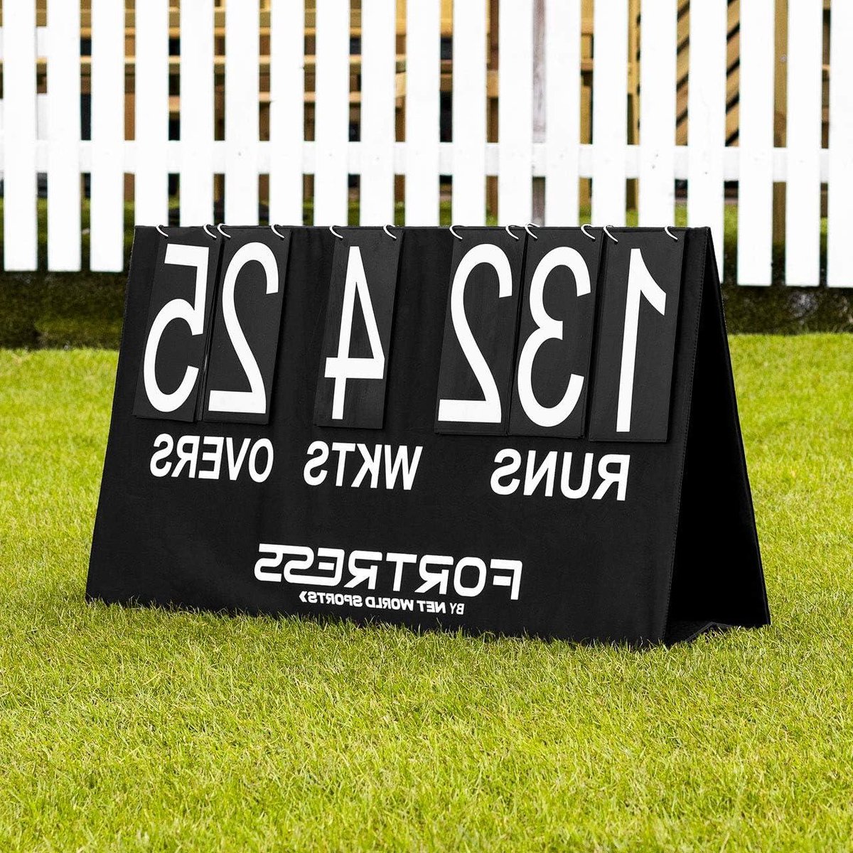 Cricket Scorebord - Scorebord Cricket - Wedstrijden Bijhouden - Hoge Zichtbaarheid Cijfers - 45cm Hoog - Zwart