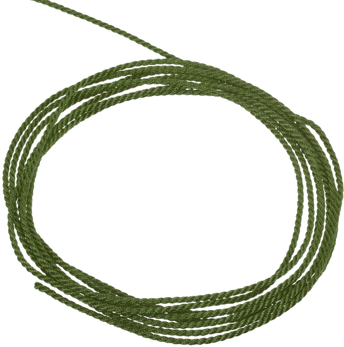 Kordelband 1,5mm x 10m - Polypropeen Touw in Legergroen voor Decoratie