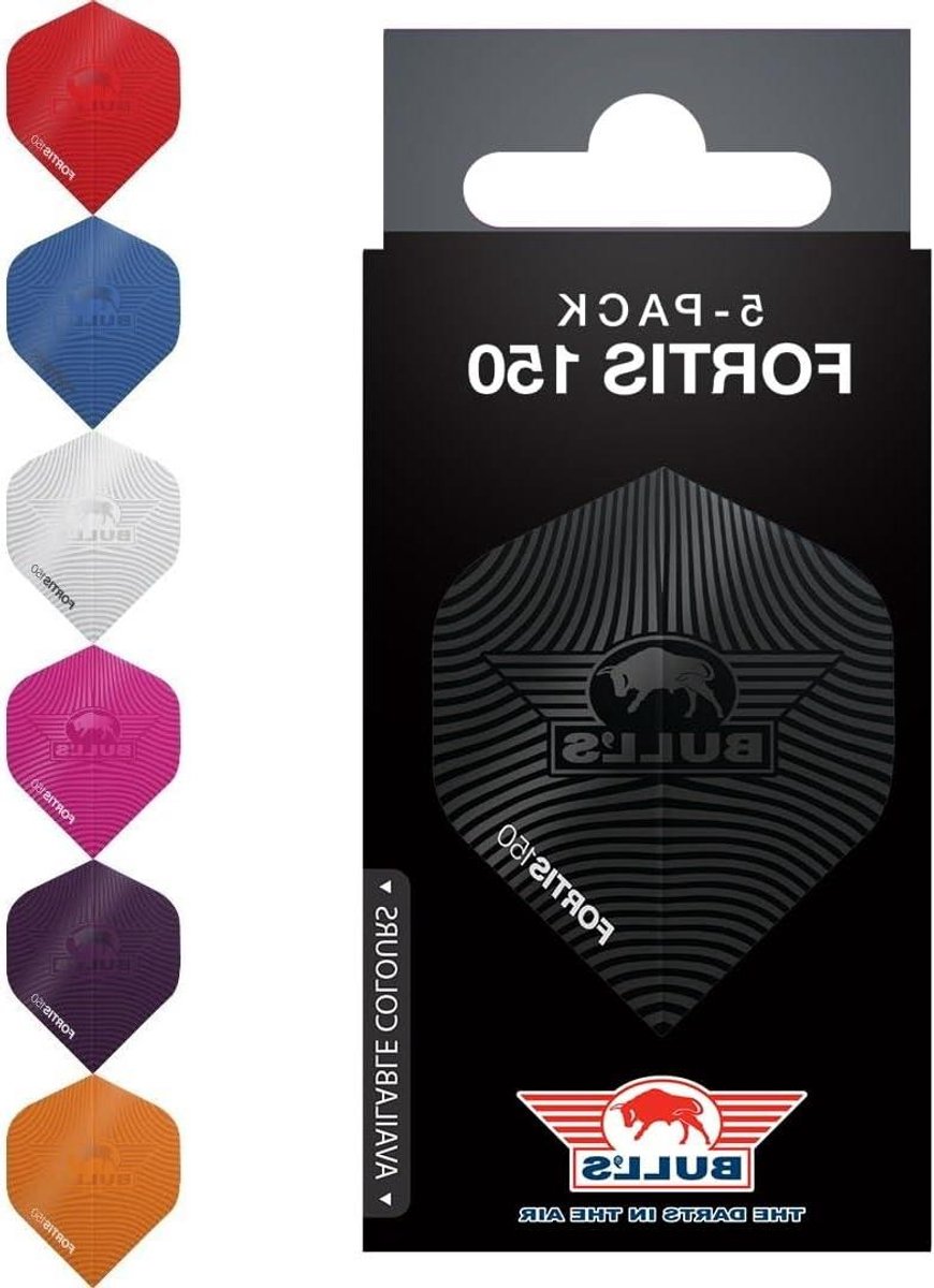 Dart Flights - Vleugels - Precisie Darts - Extra Sterk 150 Micron - 5 Stuks - Rood