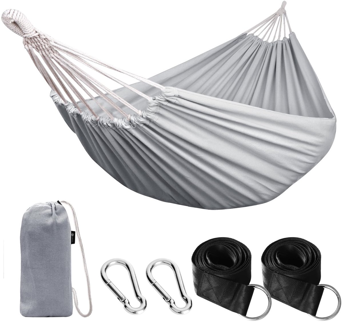 Omgoods - Outdoor Hangmat 210 x 150 cm met Draagtas en Carabiners