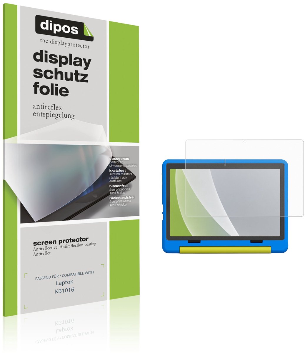 dipos – 2x Matte Beschermfolie geschikt voor Laptok KB1016 | Krasbestendige & antireflecterende Screenprotector Ultra-Thin
