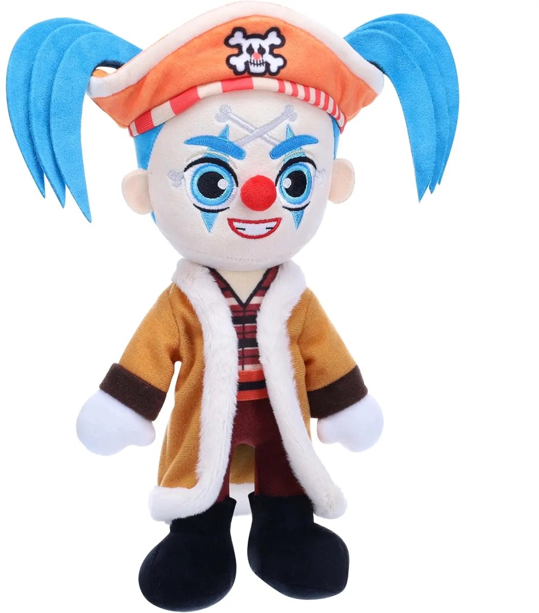 ONE Piece Buggy knuffel 28 cm - Anime Merchandise - Pluche - Film