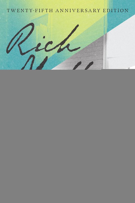 Boekomslag met de tekst TWENTY-FIFTH ANNIVERSARY EDITION en een geschreven 'Rich Mullins'.