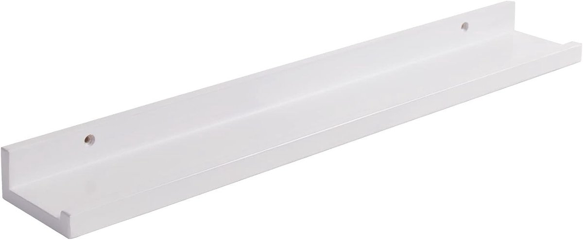 U-vormige wandplank in vintage stijl, zwevende plank voor woonkamer, slaapkamer en kantoor, 30/45/60/90 cm