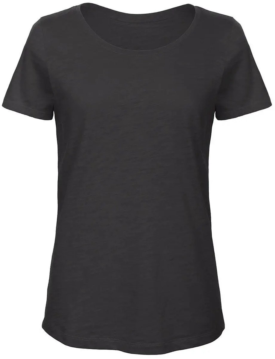 T-shirt dames B&C Organic Inspire Slub