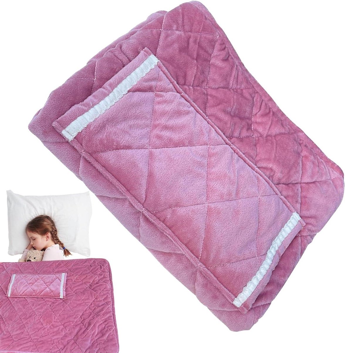Elektrische Deken - Verwarmde Plaid - Warm Blijven - Snel Verwarmend - 60 x 80 cm - Grijs