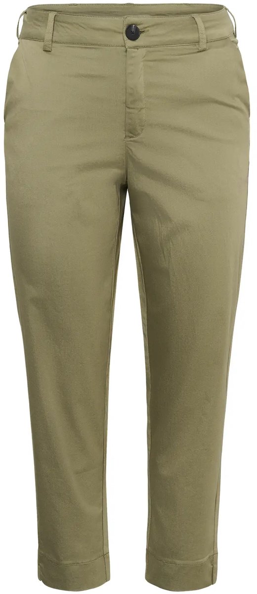 Damesbroek 7/8 chino KAFFE Curve KCLeana
