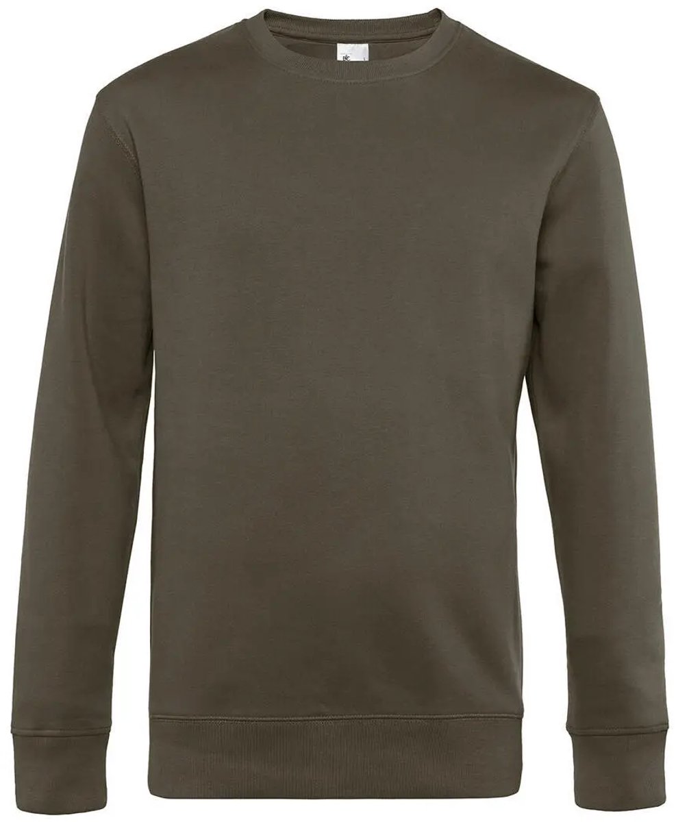 Sweater met ronde hals B&C King