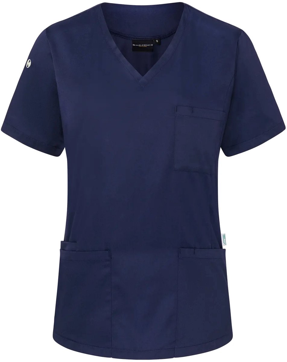 Karlowsky Ladies Kasack Essential KY138 Marineblauw