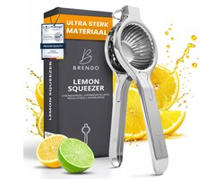 Brendo® - Citroenpers – universele maat – uitpersen tot de laatste druppel – citruspers – extreem robuust – voor meer fris en genot