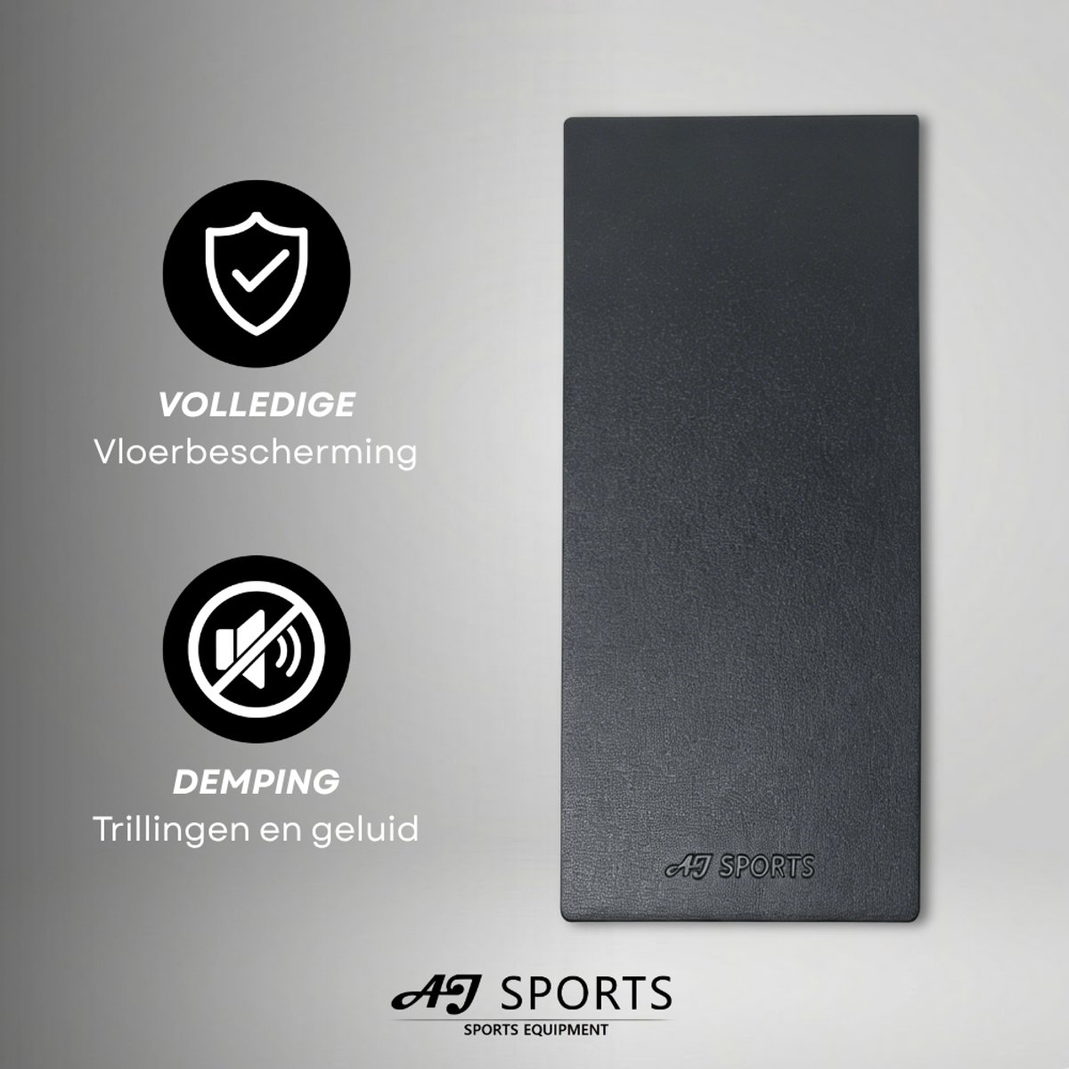 AJ-Sports Vloermat voor loopbanden - Walking Pad - 200 x 90cm thumbnail 2