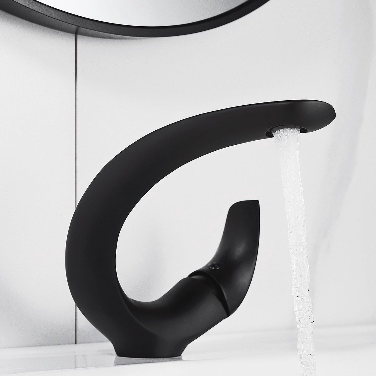 Basin kraan zwart - moderne design - duurzame materialen - eenvoudig te installeren - ShopVlot