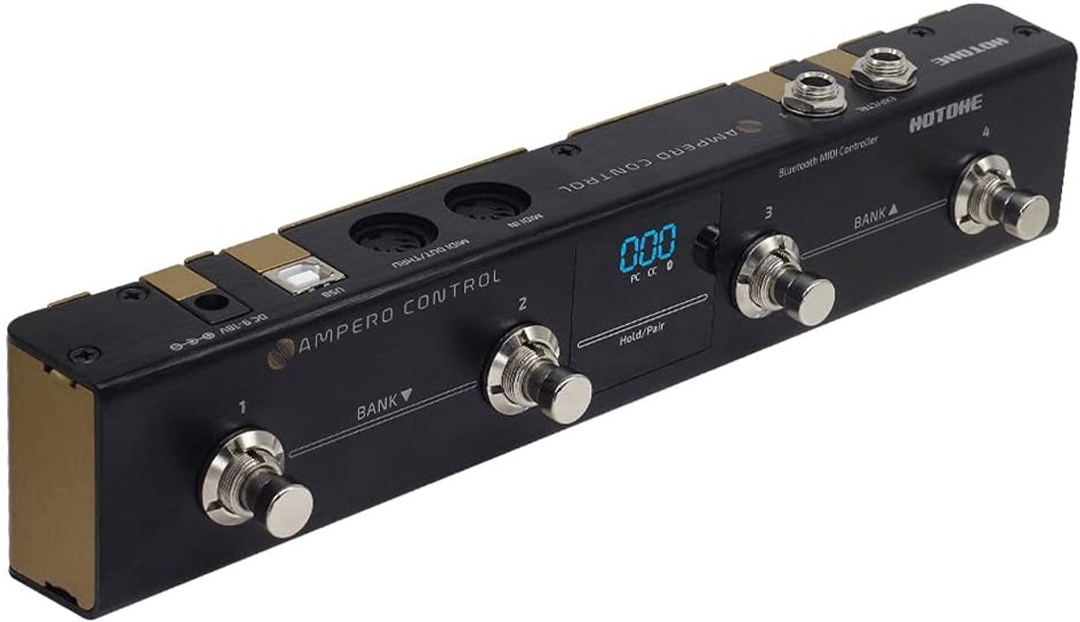 MIDI voetcontroller pedaal - 4-voets schakelaar - Bluetooth verbinding - eenvoudig in te stellen - ShopVlot