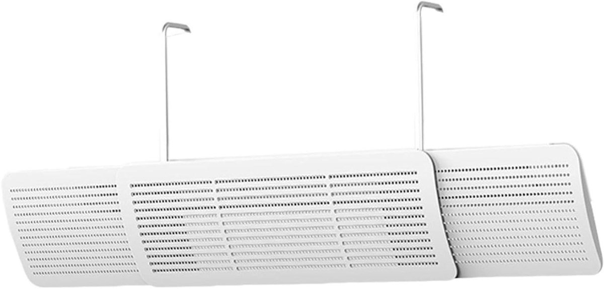 Airconditioner Deflector - Wind Blocker AC - Comfortabele Luchtstroom - Intrekbaar Ontwerp - 70-92 cm - Wit