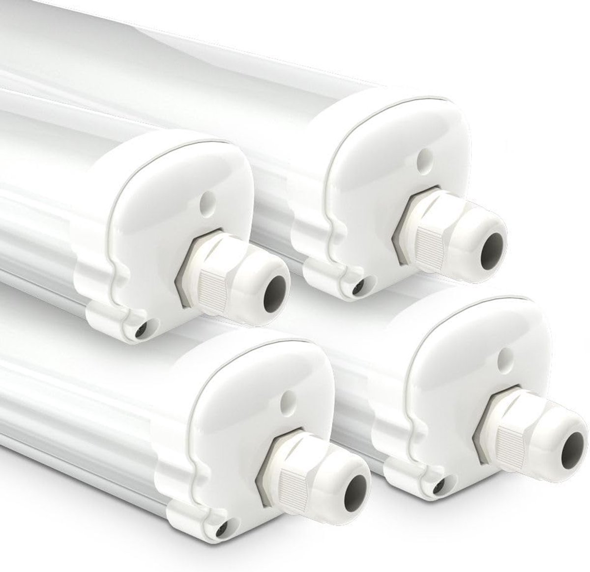 LED fluorescent lamp 120cm - IP65 - 36W - waterdicht - ideaal voor garages - ShopVlot