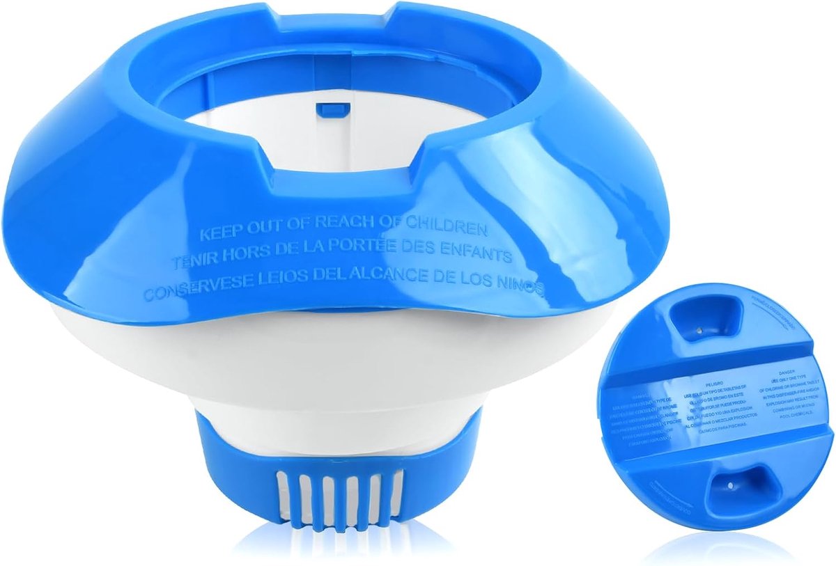Chloor Doserende Float 7 Inch - Verstelbare Chlorine Float - Grote Capaciteit - Ideaal voor Zwembaden - SnelShoppen