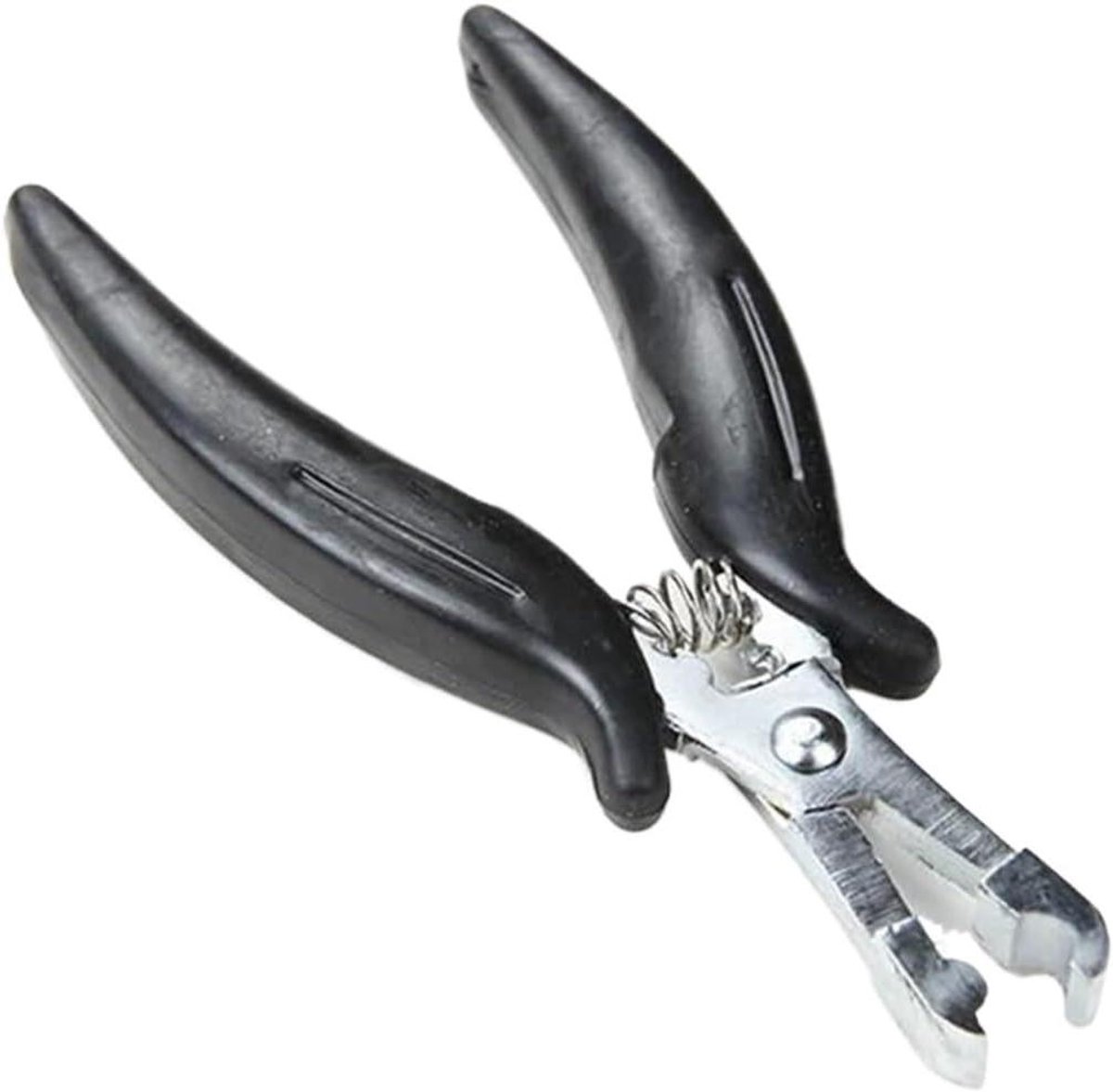 Haarverlengtang - Haartang Extension - Haarverlengingen Aanbrengen - C-Type Klem - 1 stuks - Zwart