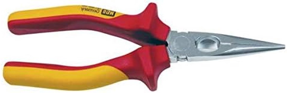 VDE Tang - Isolatietang Platte Tang - Veilig Klussen - Chroom-vanadiumstaal - 200 mm - Blauw