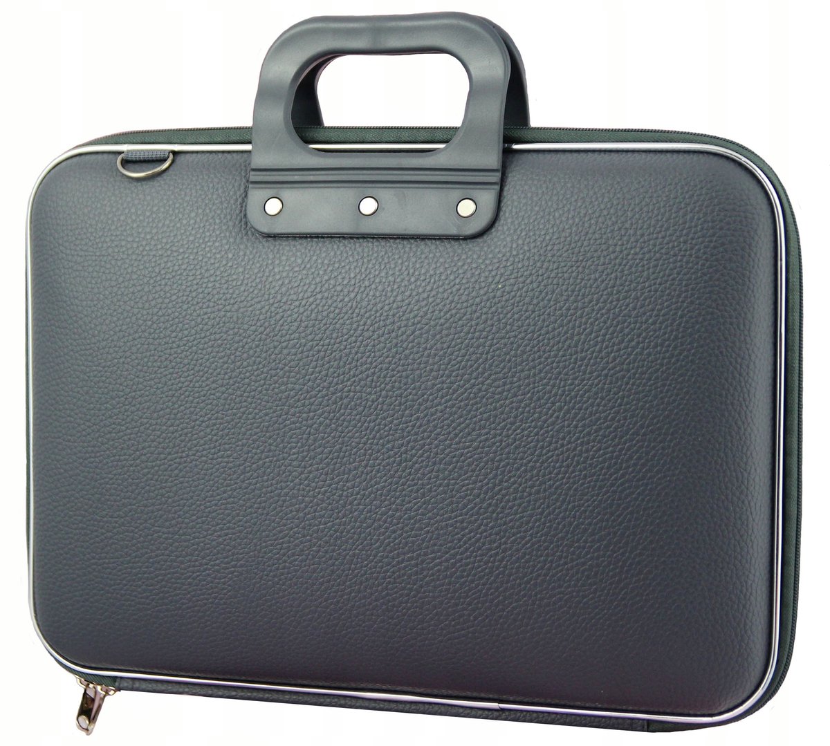 Grijze Laptoptas Leer 15.6" 16" Elegante Bescherming