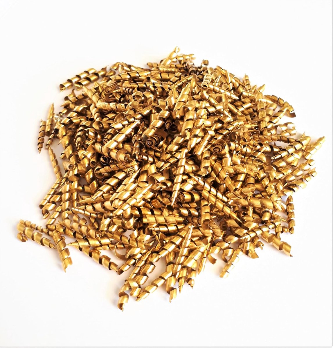 spanen in spiraalvorm – 100 gram, 2-3 cm lengte, glanzend goud voor harssieraden en creatieve kunst