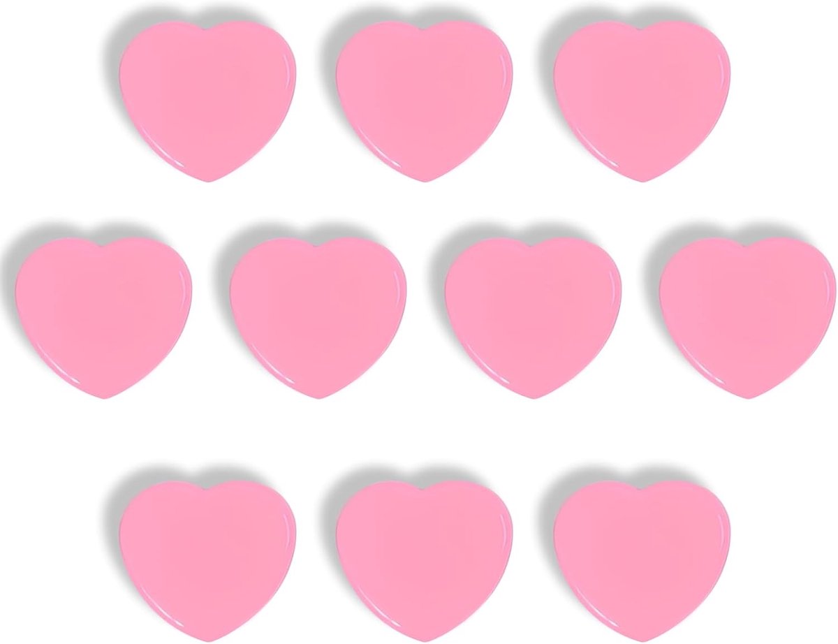 Magneten, 10 Stuks Magneten voor Magnetisch Bord,Sterke Hart Magneten voor Whiteboard,Koelkast Magnet Kleine Mini Magneetjes voor Schoolbord Magnetwand Prikbord Decoratie Magneet, Roze