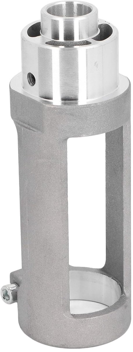 lyrlody Booradapter voor Vierkant Gat, Opzetstuk van Aluminiumlegering met een Gatbreedte van 20 Mm en een Zichtbare Diameter van 38-43 Mm, voor Het Maken van Meubelen Houtbewerking — afbeelding 2