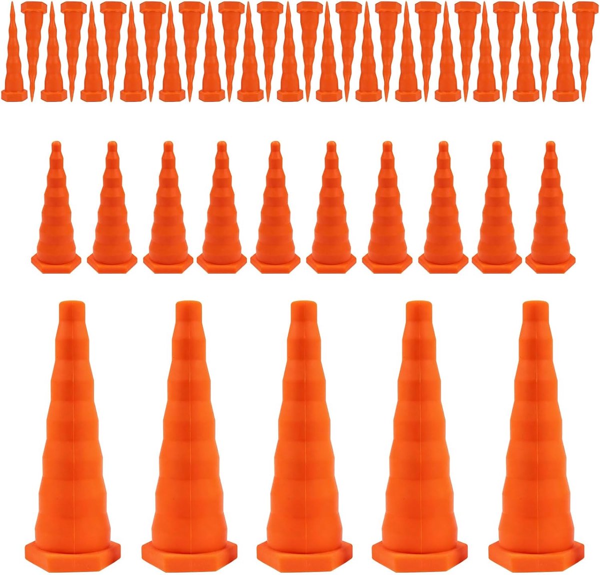 stop en rubberen stop, conisch, 45-delige set in meerdere maten – 30 klein, 10 middelgroot, 5 groot, ideaal voor het afdichten van gaten, hydraulische olie, irrigatie, slangen en