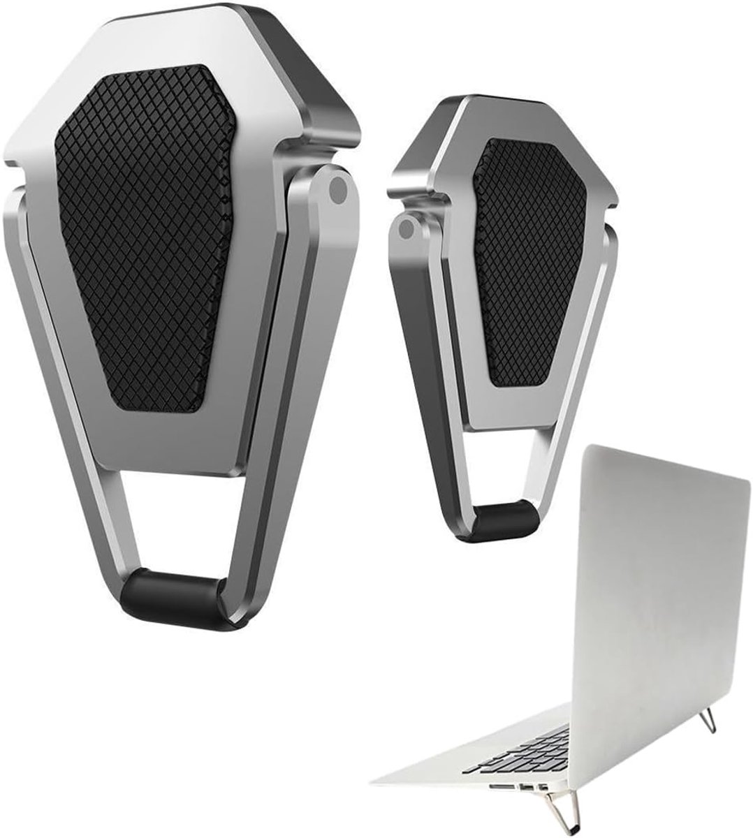laptopstandaard, onzichtbare aluminium koeltoetsenbordstandaard, ergonomisch, licht, geschikt voor MacBooks, Lenovo tablets en laptops