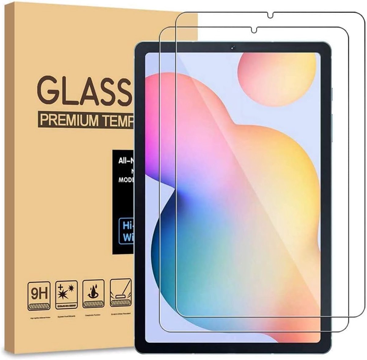 [2 stuks beschermfolie voor iPad Mini 7 (A17 Pro) 2024 7e generatie/iPad Mini 6 2021 (6e generatie, 8,3 inch) displaybeschermfolie Screen Protector 9H hardheid anti-kras ultra helder