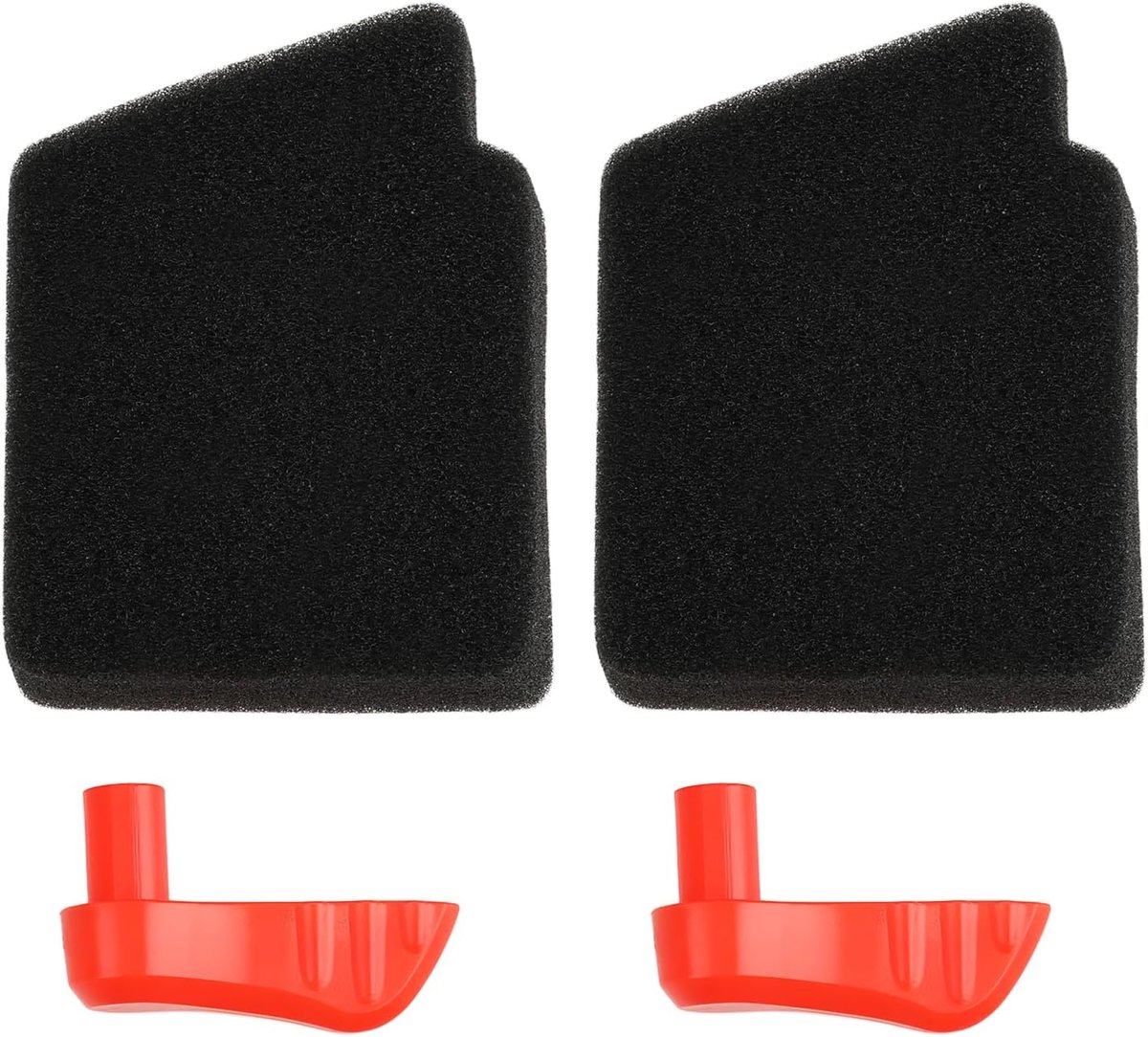 2 stuks luchtfilter met chokehendel 545157104 compatibel met Poulan BVM200FE compatibel met Zama C1U-W43