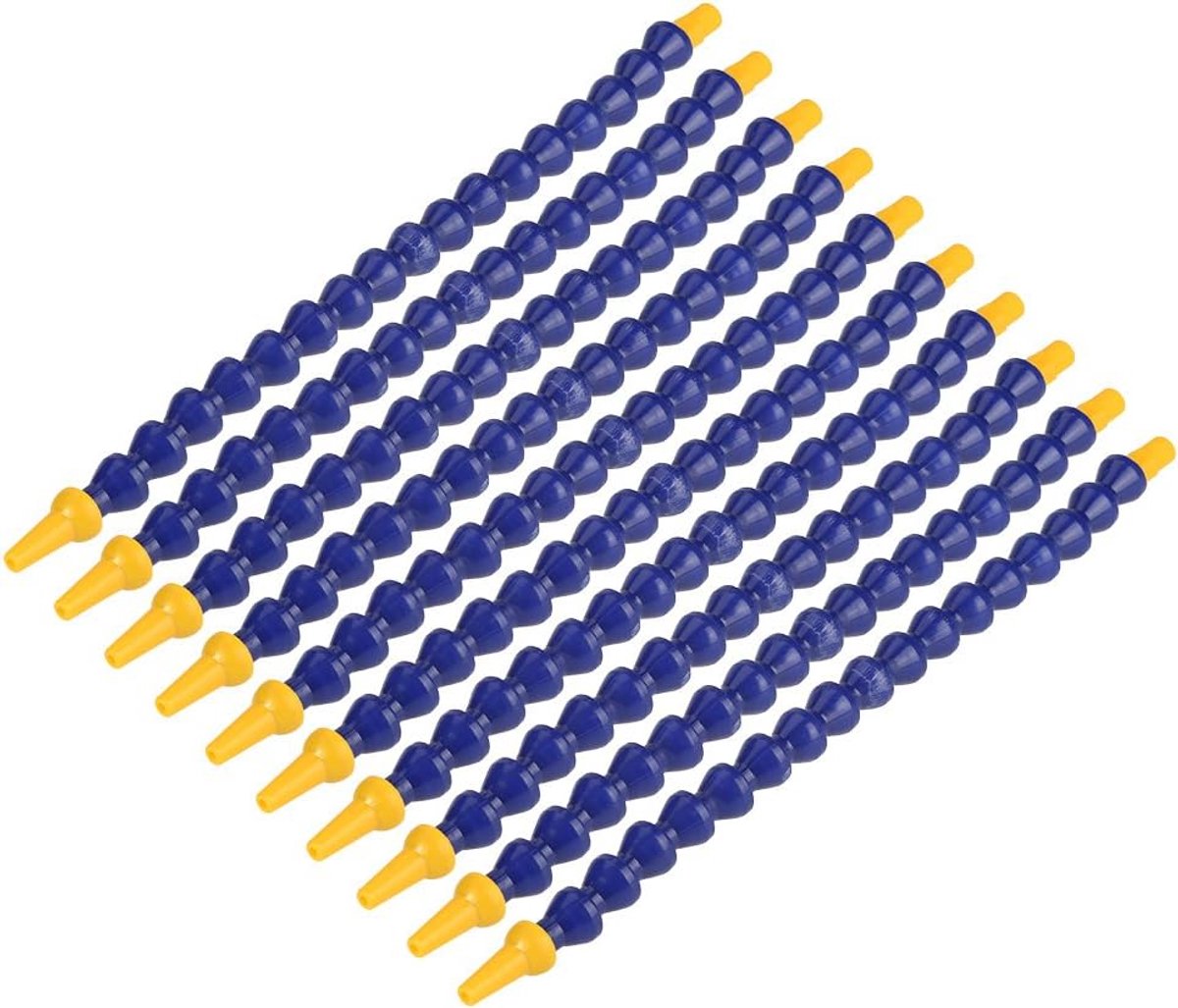 10 oliekoelleidingen, flexibele kunststof olieleiding, 1/8 BSPT-koelmiddelslang met klep, verstelbare slang met koelmiddeldraad voor CNC-wasmachine