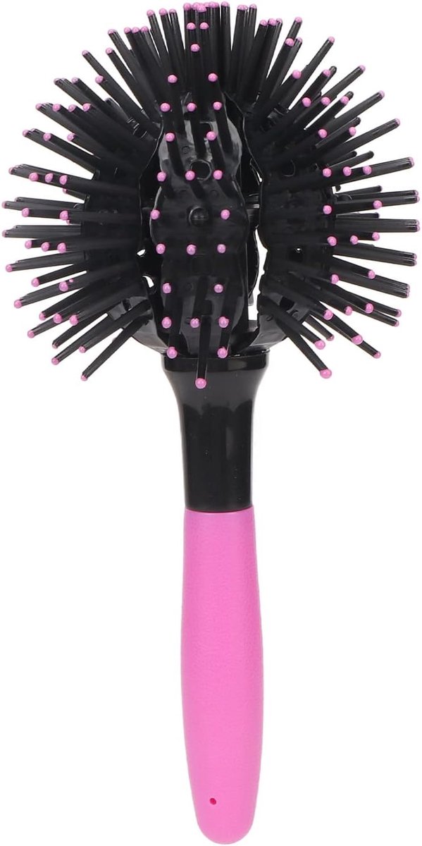 Haar Borstel 360 Graden Ronde Styling Detangling Haarborstel Hoge Temperatuur Weerstand 3D Krullend Haar Kam voor Nat en Droog Kapsalon