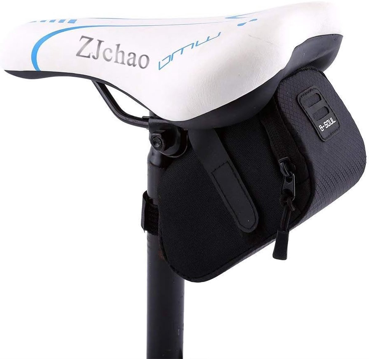 Fietstas zadeltas - waterdicht - zwart - ideaal voor racefiets - SnelShoppen